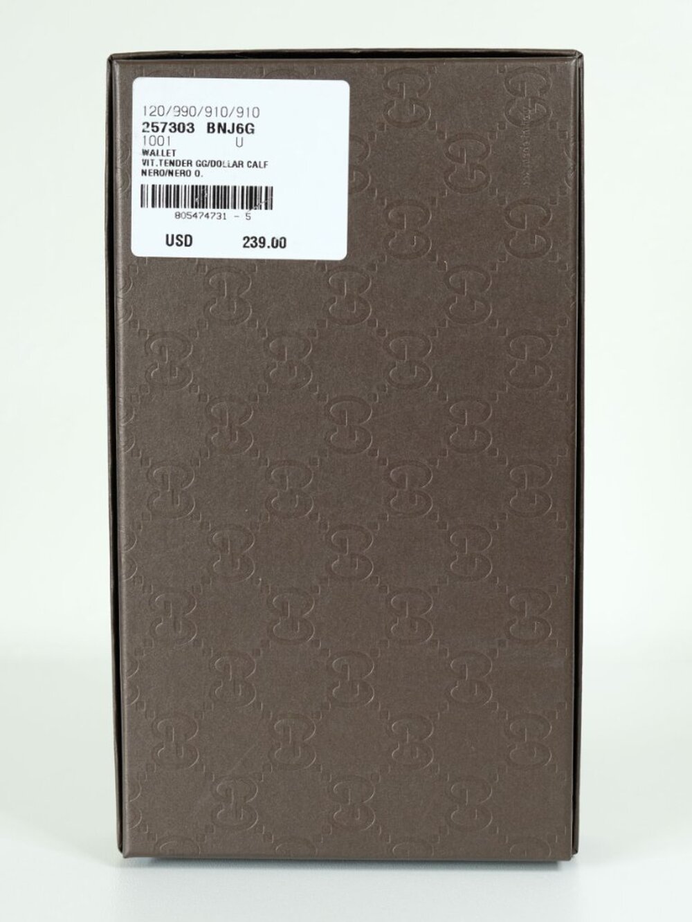 Gucci Guccissima Leather Wallet, Excellent Condition, Matte Black - Picture 14 of 16